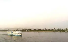  ??  ?? Cruising the Nile River is an experience of a lifetime.