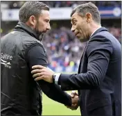  ?? RUNNERS-UP READY: McInnes and Caixinha ??