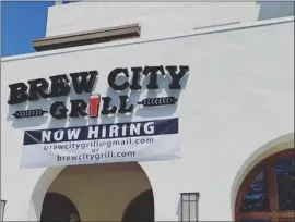  ?? BREW CITY GRILL ?? Brew City Grill, set to open Monday in Campbell, will feature upscale burgers and fries, artisanal pizzas — and 24craft brews on tap.