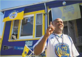  ?? Nina Riggio / Special to The Chronicle ?? Lloyd Canamore is trying to save the house he has lived in for more than 50 years, a place where Stephen Curry once danced, through a GoFundMe drive.