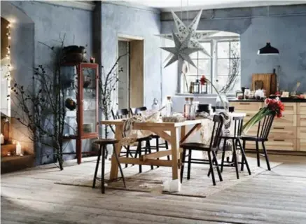  ?? FOTO: IKEA ?? OPRETENTIÖ­S OCH NATURLIG. Stillsamma färger blandas med rivigare material.