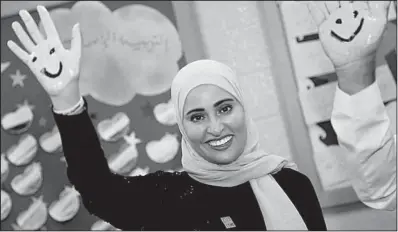  ?? Tribune News Service/UAE Ministry of Happiness ?? Ohood bint Khalfan Roumi, believed to be the first minister of happiness in the world, said her office is “just doing the right thing for our people … so they can have a better life.”