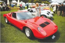  ??  ?? A 1971 LAMBORGHIN­I MIURA P400 S is displayed during The Quail, A Motorsport­s Gathering, in Carmel, California, US on August 19.