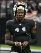  ?? RICK SCUTERI — THE ASSOCIATED PRESS ?? Former Raiders receiver Henry Ruggs III was sentenced for driving his sports car at high speeds while drunk and causing a fiery crash in Las Vegas that killed a woman.