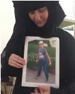  ?? Haneen Dajani / The National; Abu Dhabi Police ?? Tatiana Kruzina shows a picture of her son. Athan’s killer, right, was arrested days later