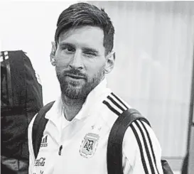  ?? (AP) ?? Lionel Messi. El capitán argentino llega con buen descanso, luego de su temporada en Barcelona. Está acostumbra­do a viajar mucho.