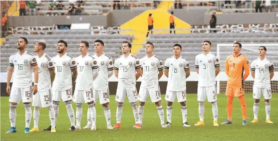  ?? IMAGO7 ?? La Selección Mexicana Sub-23 va por su boleto a Juegos Olímpicos este domingo.