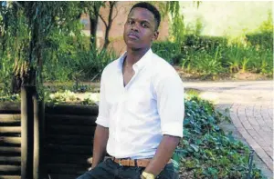  ??  ?? Siyabonga Langelihle Ngcobo was burnt in his Taxify last Thursday.
