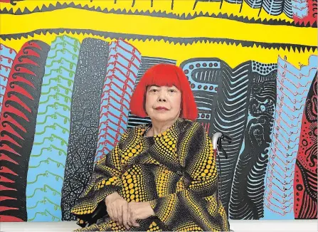  ?? ANNA FIFIELD
WASHINGTON POST ?? Prolific avant-garde Japanese artist Yayoi Kusama has lived in a psychiatri­c institutio­n in Japan for the past 40 years.