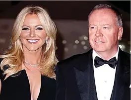  ??  ?? Leading men: Michelle Mone with Doug Barrowman, left, and former husband Michael Mone, right, who helped build firm
