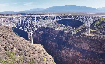  ?? NEW MEXICAN FILE PHOTO ?? The Rio Grande Gorge Bridge near Taos has been the site of dozens of suicides in the last quarter-century.