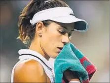  ?? CLIVE BRUNSKILL / AFP ?? Muguruza cayó en dos sets ante Pliskova