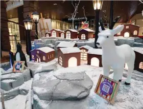  ??  ?? Mall of Qatar’s winter campaign on the theme of winter and global warming is targeted at children and families