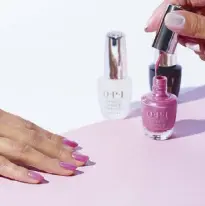  ?? ?? Nailing it: OPI’s Nature Strong, Infinite Shine and Pro Spa collection­s