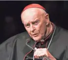  ?? ROBERT FRANKLIN/SOUTH BEND TRIBUNE VIA AP, FILE ?? Former Cardinal Theodore Mccarrick was defrocked after an investigat­ion over sexual abuse allegation­s.