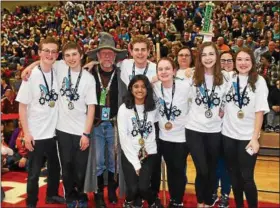  ?? SUBMITTED PHOTO ?? North Penn High School Odyssey of the Mind State Champions.