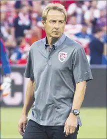  ?? Pablo Martinez Monsivais Associated Press ?? JUERGEN KLINSMANN, unbeaten as a player and coach against Mexico, says he likes pressure of big games.