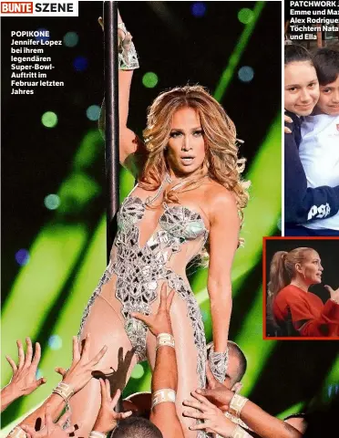  ??  ?? POPIKONE Jennifer Lopez bei ihrem legendären Super-BowlAuftri­tt im Februar letzten Jahres