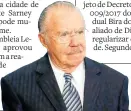  ?? NILTON FUKUDA/ESTADÃO-31/5/2017 ?? Tradição. Sarney foi presidente de 1985 a 1990