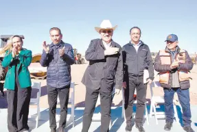  ?? ?? l El gobernador Alfonso Durazo realizó ayer una gira por el Sur del Estado.