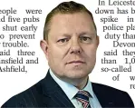  ??  ?? John Apter criticised drinkers