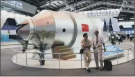  ??  ?? China’s Tiangong-1 space station pictured in 2010. The defunct craft mostly broke up harmlessly above the South Pacific.