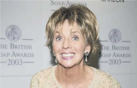  ?? ?? Sue Johnston (above) was a mainstay of TV soap Brookside (photo: Steve Finn/Getty Images)