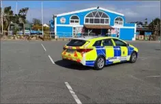  ??  ?? One of the garda patrols at Curracloe Beach over the weekend.