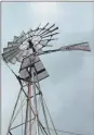  ?? (Catoosa News photo/ Tamara Wolk) ?? Standing at 40-feet tall, Randy Garner’s windmill is a new landmark along Red Belt Road.