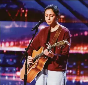  ?? Trae Patton / NBC ?? Amanda Mammana, 19, of Trumbull, performed on the NBC reality show “America’s Got Talent.”