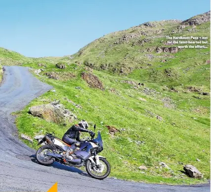  ??  ?? The Hardknott Pass — not for the faint-hearted but worth the effort...