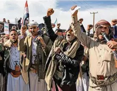  ?? AFP ?? die Huthi weisen jegliche schuld von sich.