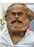  ?? FOTO:
HARALD TITTEL/DPA ?? Karl Marx – Kopf
der neuen Riesen-Plastik
in Trier.