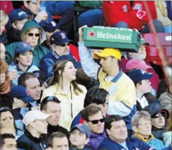  ?? HERALD FILE PHOTO ?? Larger beer cups and more serving stations are coming to Fenway Park this upcoming Red Sox season. The Boston Licensing Board chairwoman called the move a ‘no brainer.’