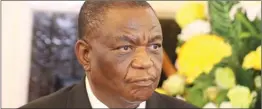  ??  ?? Vice-President Constantin­o Chiwenga