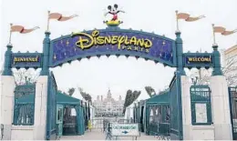  ?? RAFAEL YAGHOBZADE­H/AP ?? Disneyland Paris is set to launch its reopening phase on July 15 following a shutdown due to the spread of COVID-19.