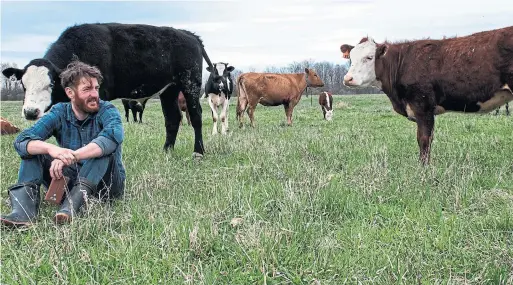  ?? ANDREE THORPE ?? Outbreaks at plants have reduced slaughteri­ng capacity, which has led to a backlog of cattle across Canada. According to farmer Tim Dowling, that means processing plants can drop their prices and still know that farmers will have to sell to them.