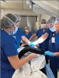  ?? (Submitted Photo/Northwest Technical Institute) ?? Nursing students train at Northwest Technical Institute.