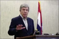  ?? JEFF ROBERSON — THE ASSOCIATED PRESS ?? Sen. Roy Blunt, R-Mo., said Monday he will not seek a third term in the U.S. Senate in 2022. The nation’s politics have shifted since the rise of Donald Trump.