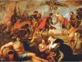  ??  ?? — The Victory of the Two Ferdinands, by Peter Paul Rubens,
1635 at the Kunsthisto­risches Museum, Vienna. The painting commemorat­es the victory of the Spanish and Imperial armies over the Protestant coalition led by Sweden at the battle of Nördlingen, 1634.