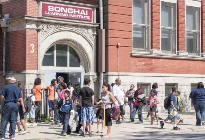  ?? | SUN- TIMES FILE PHOTO ?? The building that once housed Songhai Learning Institute is one of 40 now for sale by CPS.