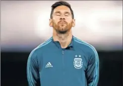  ??  ?? Leo Messi, con la selección argentina.