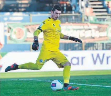  ?? FOTO: ACSPEZIA ?? Simone Scuffet, uno de los más prometedor­es arqueros que pudo haber sido del Atlético de Madrid