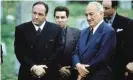  ?? Photograph: Alamy ?? Jerry Adler, second from right, as Hesh Rabkin, a record producer, in The Sopranos. The character is said to be based on the music mogul Morris Levy.