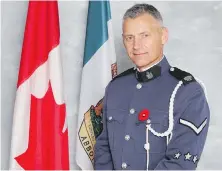  ?? ABBOTSFORD POLICE DEPARTMENT ?? Const. John Davidson served as a police officer for 24 years. He was killed on Nov. 6 while responding to reports of a stolen vehicle.