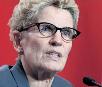  ?? THE CANADIAN PRESS FILES ?? Ontario’s government has had a report in hand about mercury contaminat­ion upstream from the Grassy Narrows First Nation for more than a year, but Premier Kathleen Wynne says she didn’t see it. Wynne says she is not sure why the informatio­n never made...