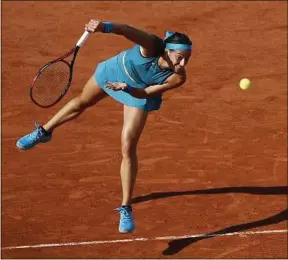  ??  ?? Caroline Garcia ne se soucie pas de ce statut de dernière Française.