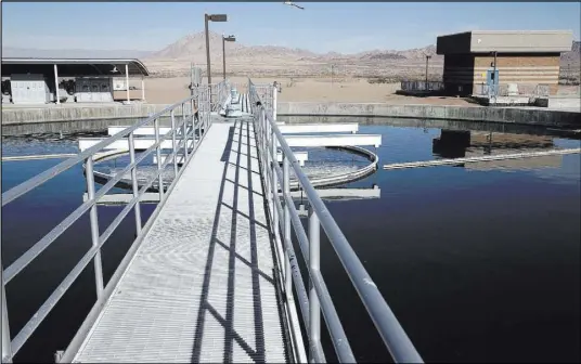  ?? ERIK VERDUZCO/LAS VEGAS REVIEW-JOURNAL @ERIK_VERDUZCO ?? The Henderson wastewater treatment plant handled about 27 million gallons on Super Bowl Sunday last year, according to John Day, deputy director of utilities for engineerin­g and asset management for the city.