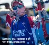  ??  ?? James lutz (usa) took gold in his first internatio­nal outing