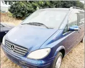  ?? ?? This Mercedes Viano has a reserve price of E50 000.